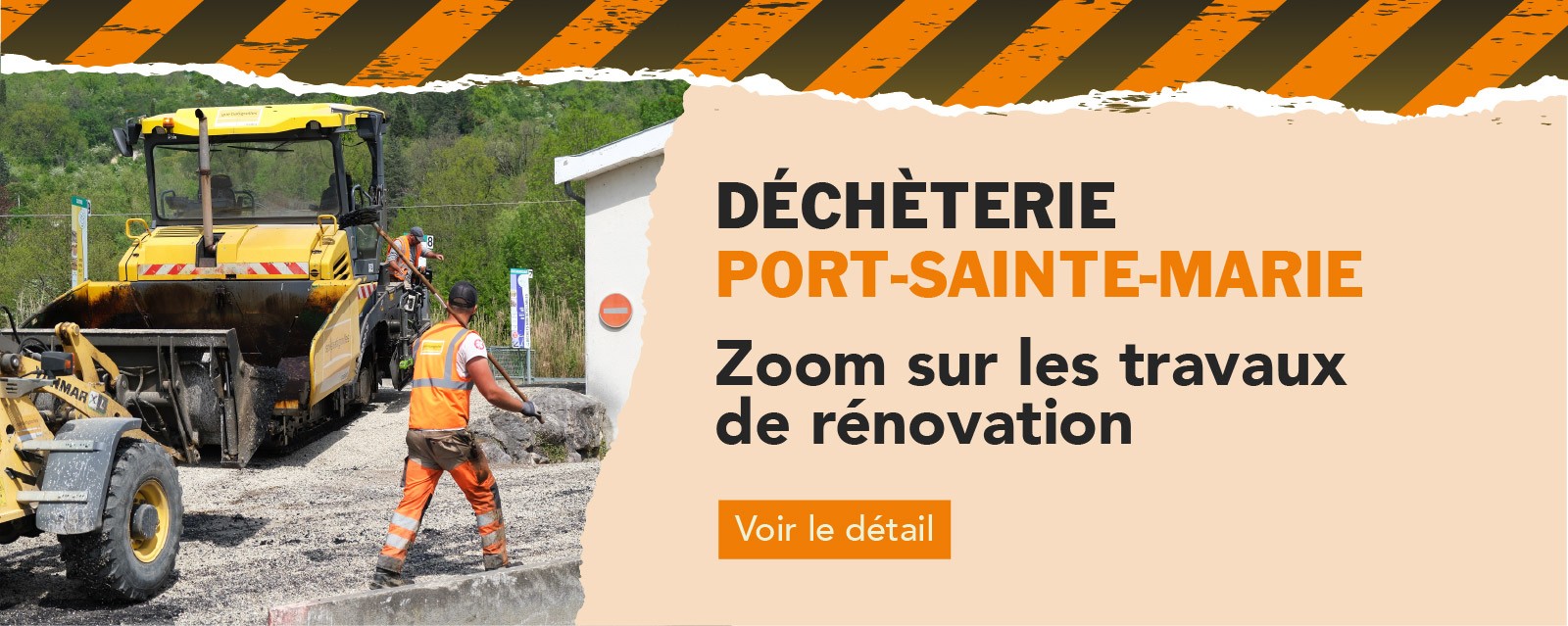 SMICTOM LGB - Zoom sur les travaux de rénovation de la déchèterie de Port-Sainte-Marie