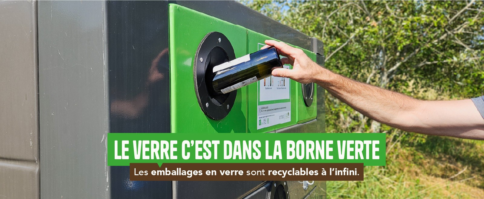 SMICTOM LGB - Le verre c'est dans la borne de tri verte