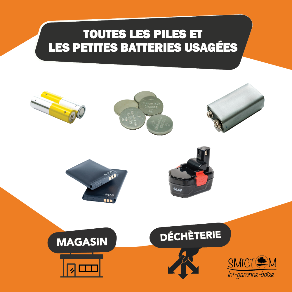 consigne de tri des piles