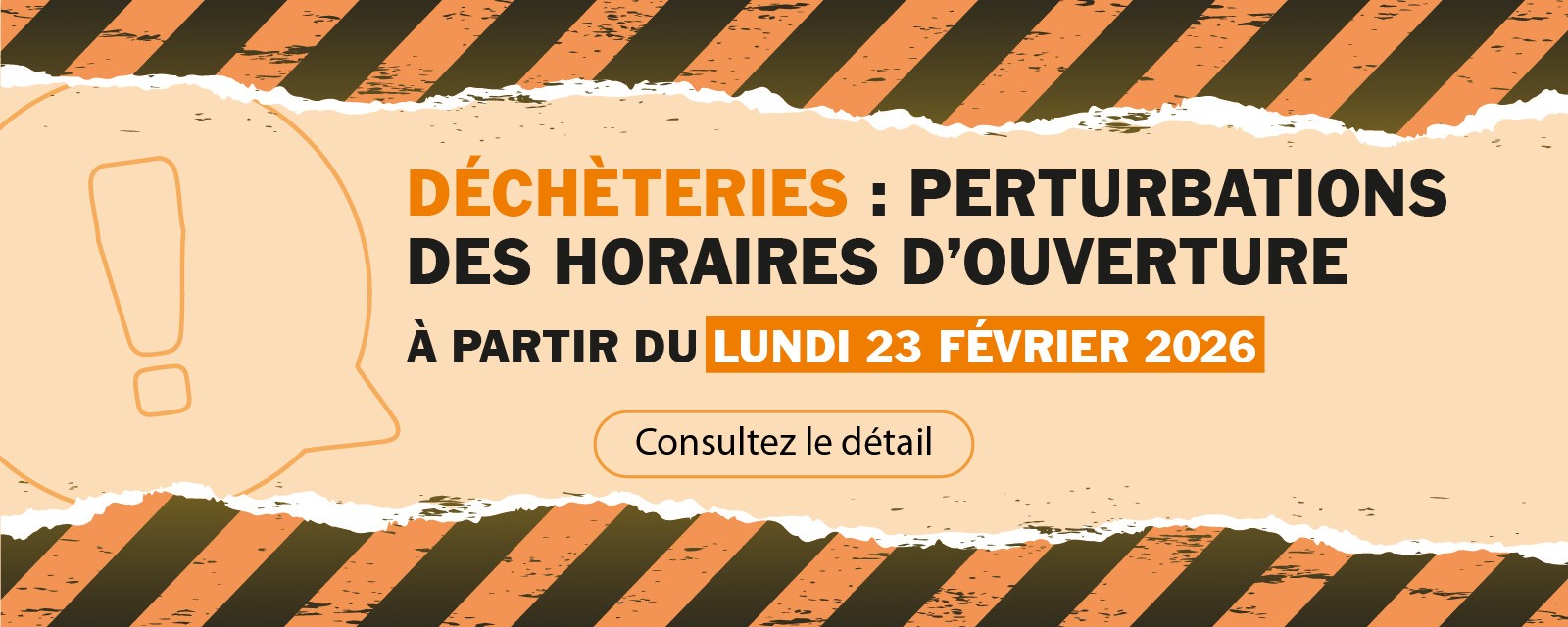 SMICTOM LGB - Perturbations des horaires d'ouverture des déchèteries de Damazan et Port-Sainte-Marie