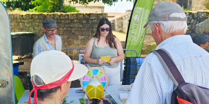 SMICTOM LGB - Présence sur des évènements locaux : stands, animations, jeux, distribution de goodies et sensibilisation