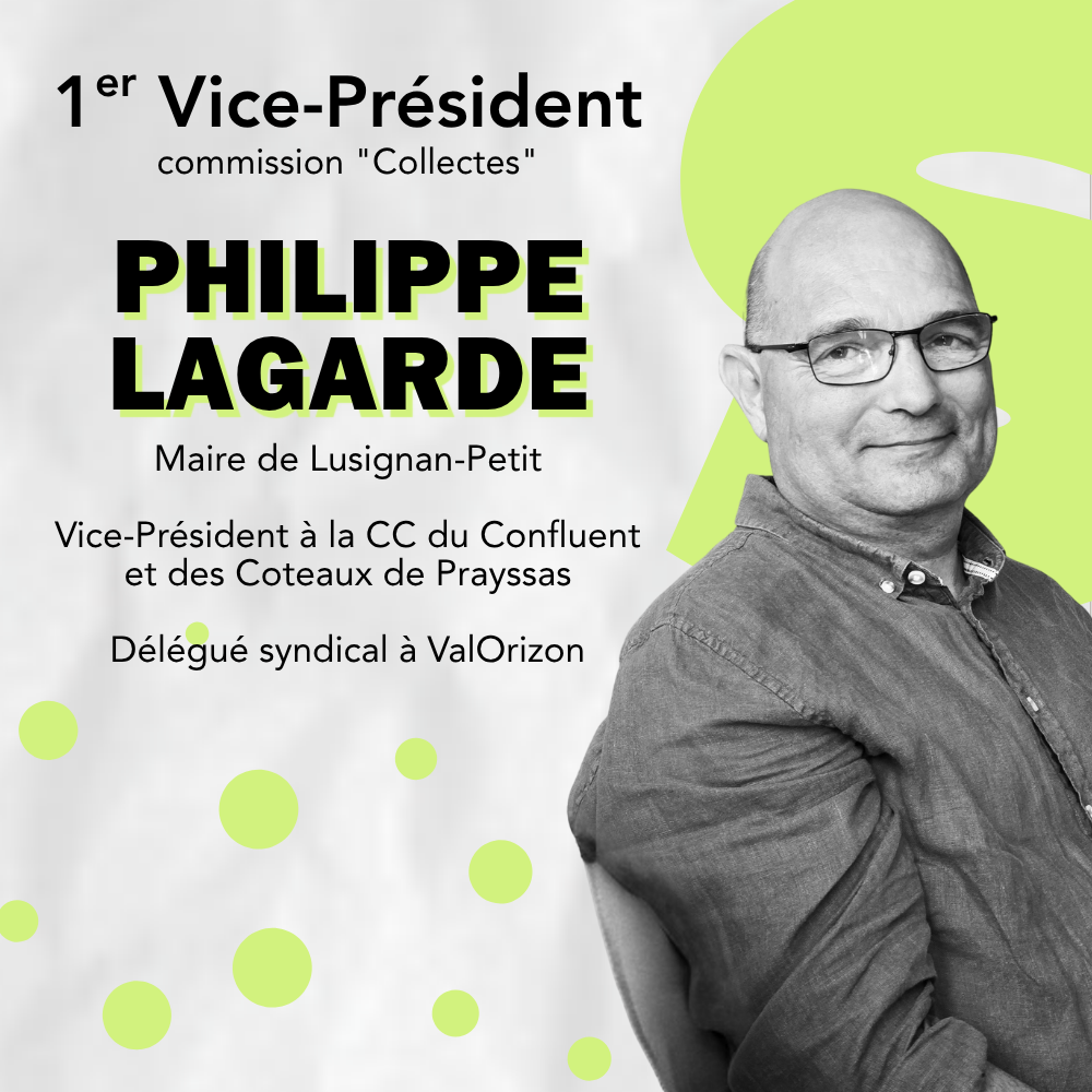 SMICTOM LGB - 1er Vice Président Philippe Lagarde