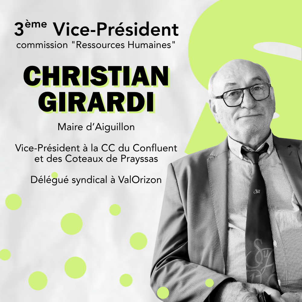 SMICTOM LGB - 3eme Vice Président Christian Girardi 