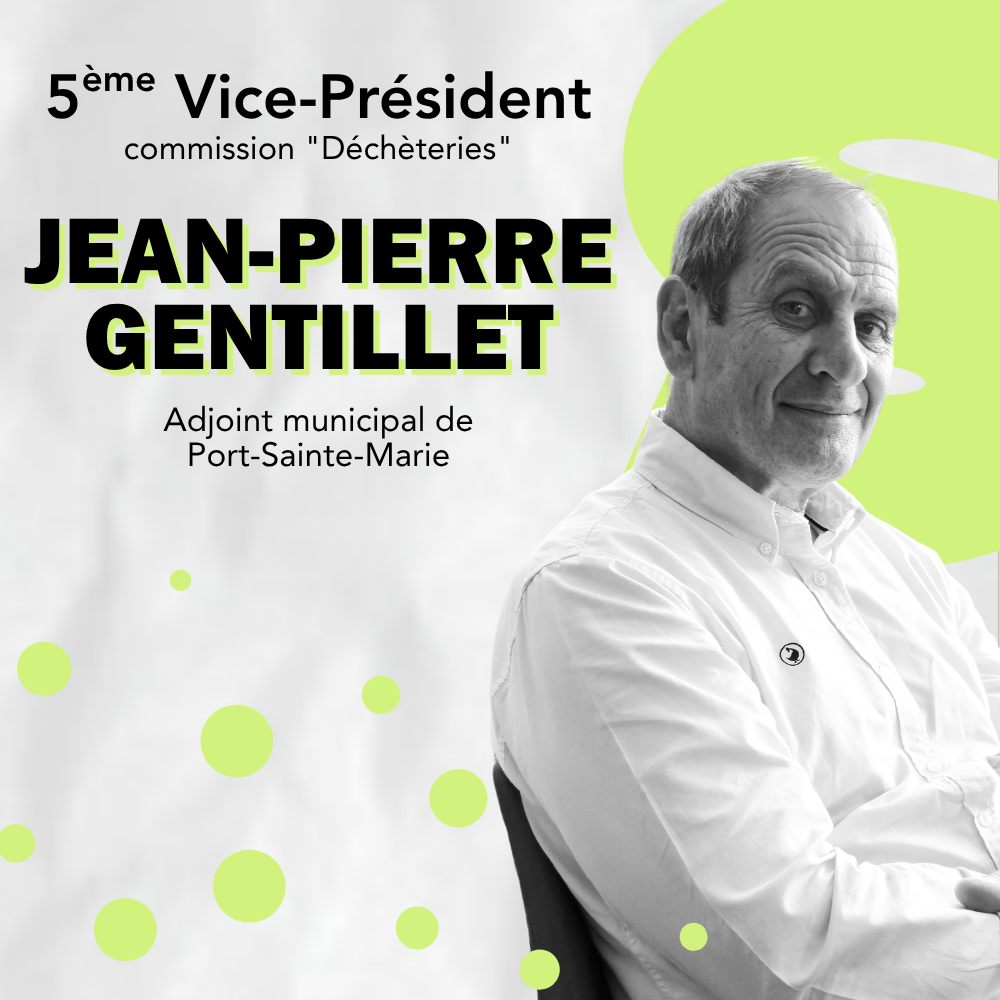 SMICTOM LGB - 5eme Vice Président Jean-Pierre Gentillet